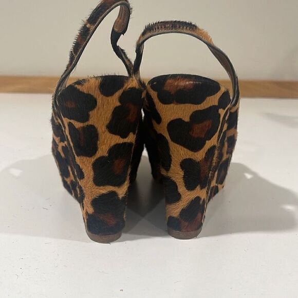 Lautre Chose Wedge Animal Print Shoes - Picture 4 of 7